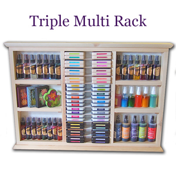 Multi Rack - Triple Sized with Centre Ink Pad Rack