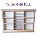 Multi Rack - Triple Sized with Centre Ink Pad Rack
